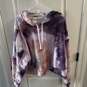 Nike Women's Tie-Dye Hoodie - Purple, Pink, Brown